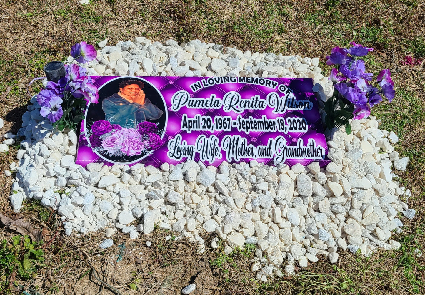 Temporary Grave stone