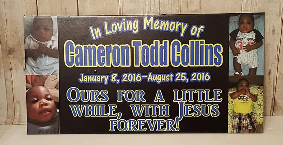 Custom Photo Grave Marker