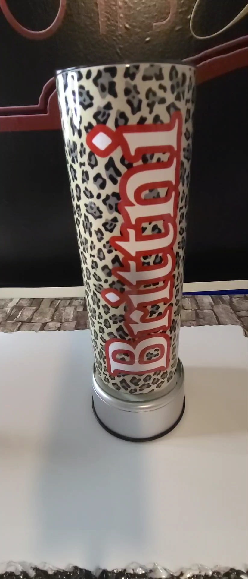 Personalized 20 oz Tumbler – Ginger Squared